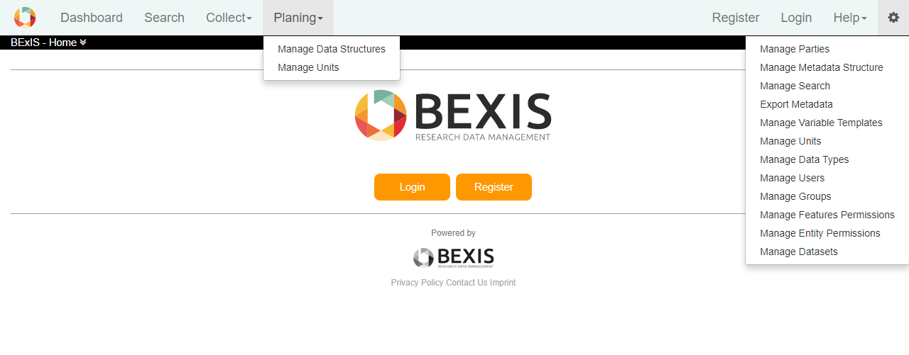 Main Menu